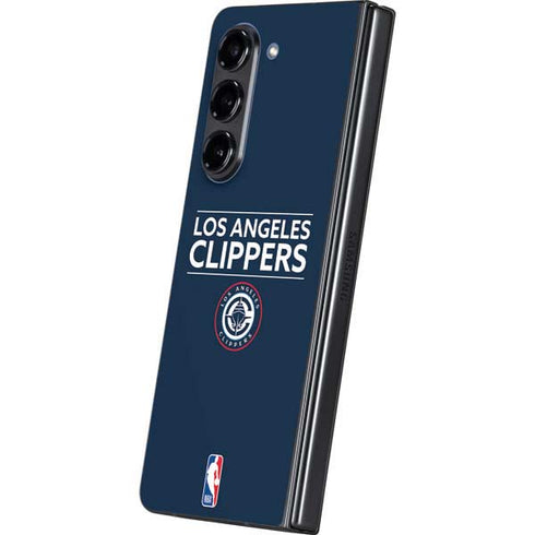 NBA Los Angeles Clippers Standard Blue Galaxy Z Fold5 5G Skin
