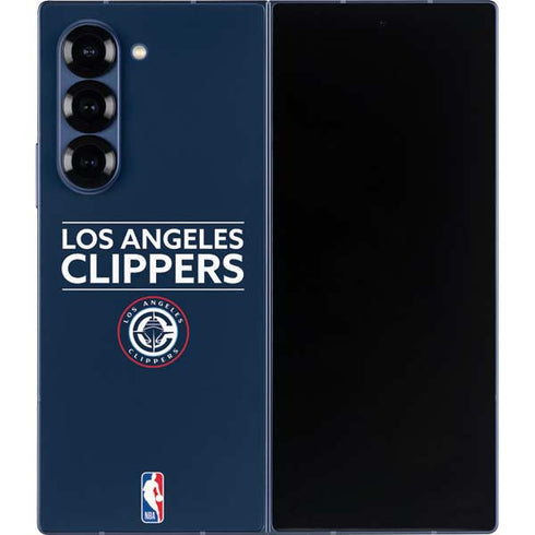 NBA Los Angeles Clippers Standard Blue Galaxy Z Fold6 Skin