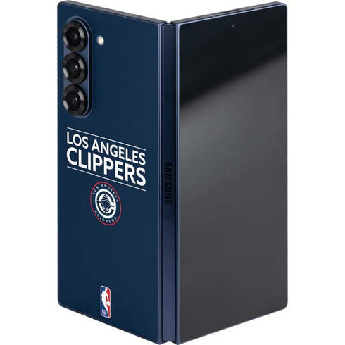 NBA Los Angeles Clippers Standard Blue Galaxy Z Fold6 Skin