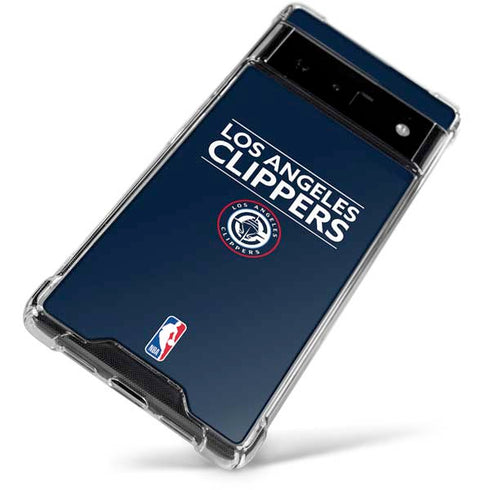 NBA Los Angeles Clippers Standard Blue Google Pixel 6 Clear Case