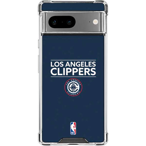 NBA Los Angeles Clippers Standard Blue Google Pixel 8 Clear Case