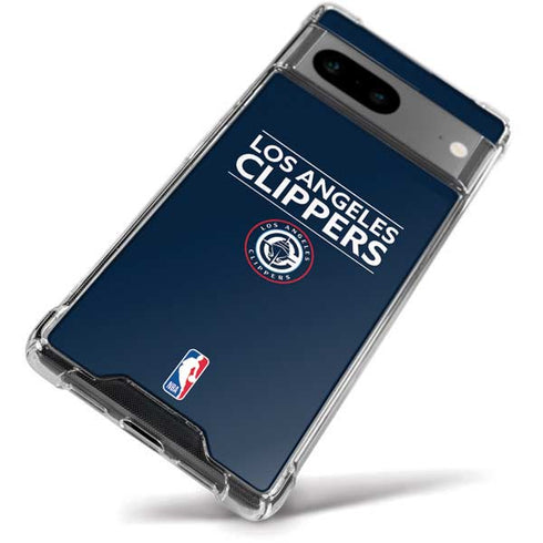 NBA Los Angeles Clippers Standard Blue Google Pixel 8 Clear Case