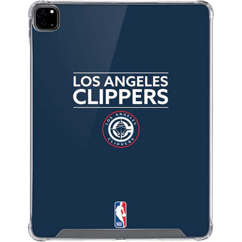 NBA Los Angeles Clippers Standard Blue iPad Pro 12.9in (2020) Clear Case