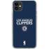 NBA Los Angeles Clippers Standard Blue iPhone 11 Clear Case