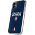 NBA Los Angeles Clippers Standard Blue iPhone 11 Clear Case