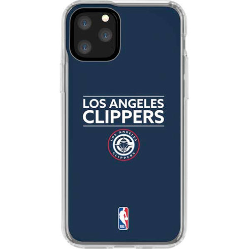 NBA Los Angeles Clippers Standard Blue iPhone 11 Pro Clear Case