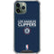 NBA Los Angeles Clippers Standard Blue iPhone 11 Pro Max Clear Case