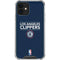 NBA Los Angeles Clippers Standard Blue iPhone 12 Clear Case