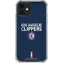 NBA Los Angeles Clippers Standard Blue iPhone 12 Clear Case