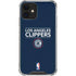 NBA Los Angeles Clippers Standard Blue iPhone 12 Mini Clear Case