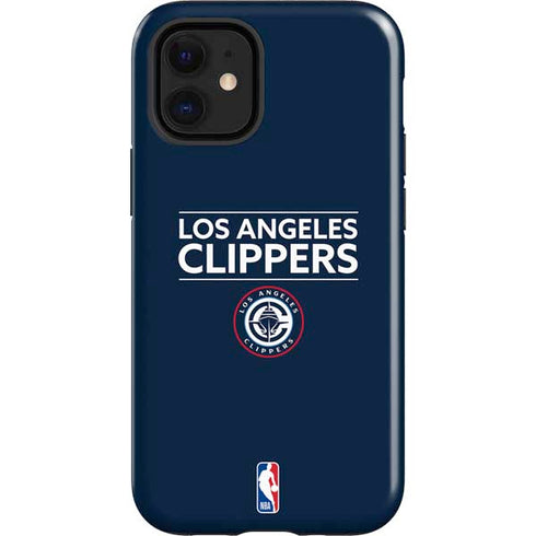 NBA Los Angeles Clippers Standard Blue iPhone 12 Mini Impact Case