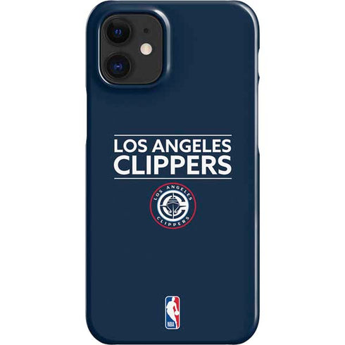 NBA Los Angeles Clippers Standard Blue iPhone 12 Mini Lite Case