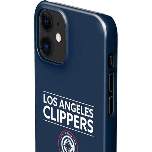 NBA Los Angeles Clippers Standard Blue iPhone 12 Mini Lite Case