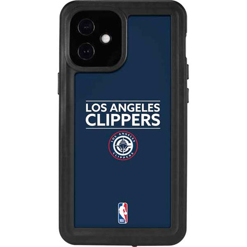 NBA Los Angeles Clippers Standard Blue iPhone 12 Mini Waterproof Case