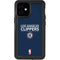 NBA Los Angeles Clippers Standard Blue iPhone 12 Mini Waterproof Case