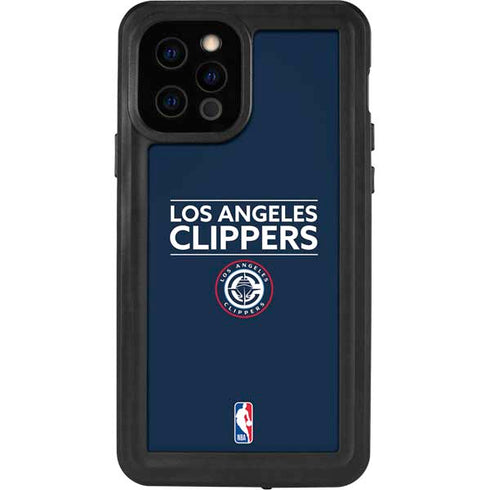 NBA Los Angeles Clippers Standard Blue iPhone 12 Pro Waterproof Case