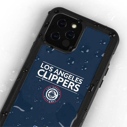 NBA Los Angeles Clippers Standard Blue iPhone 12 Pro Waterproof Case