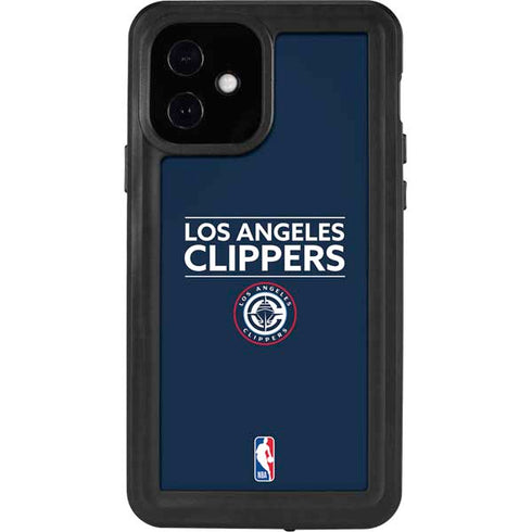 NBA Los Angeles Clippers Standard Blue iPhone 12 Waterproof Case