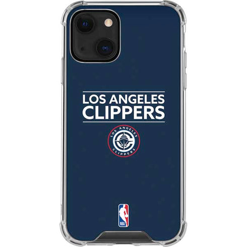 NBA Los Angeles Clippers Standard Blue iPhone 13 Clear Case
