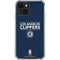 NBA Los Angeles Clippers Standard Blue iPhone 13 Mini Clear Case