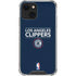 NBA Los Angeles Clippers Standard Blue iPhone 13 Mini Clear Case
