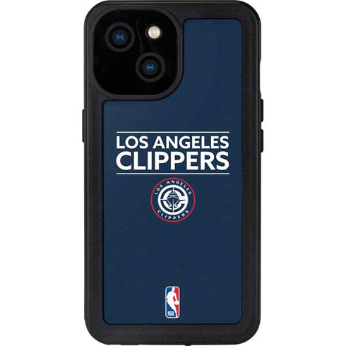 NBA Los Angeles Clippers Standard Blue iPhone 13 Mini Waterproof Case