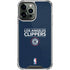 NBA Los Angeles Clippers Standard Blue iPhone 13 Pro Max Clear Case