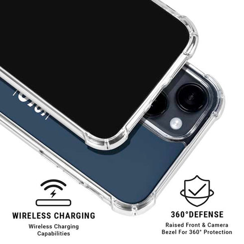NBA Los Angeles Clippers Standard Blue iPhone 14 Plus Clear Case