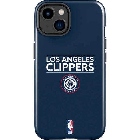 NBA Los Angeles Clippers Standard Blue iPhone 14 Plus Impact Case