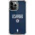 NBA Los Angeles Clippers Standard Blue iPhone 14 Pro Max Clear Case