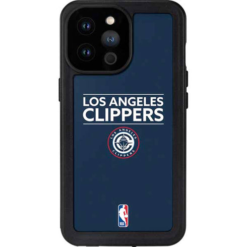 NBA Los Angeles Clippers Standard Blue iPhone 14 Pro Max Waterproof Case