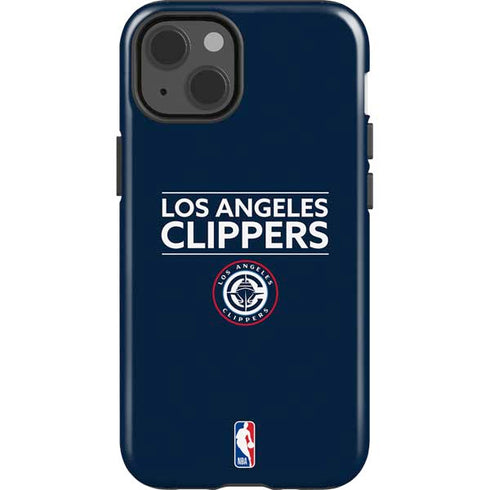 NBA Los Angeles Clippers Standard Blue iPhone 15 Plus Impact Case