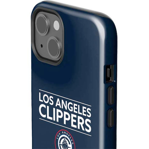 NBA Los Angeles Clippers Standard Blue iPhone 15 Plus Impact Case