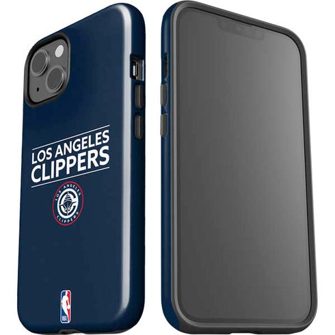 NBA Los Angeles Clippers Standard Blue iPhone 15 Plus Impact Case