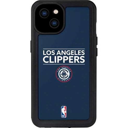 NBA Los Angeles Clippers Standard Blue iPhone 15 Plus Waterproof Case