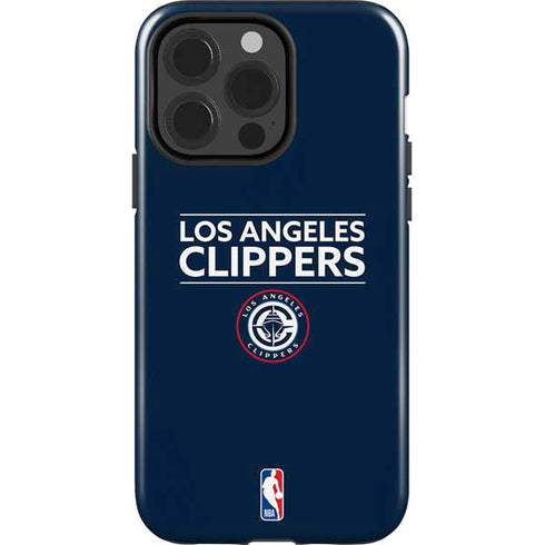 NBA Los Angeles Clippers Standard Blue iPhone 15 Pro Impact Case