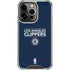 NBA Los Angeles Clippers Standard Blue iPhone 15 Pro Max Clear Case
