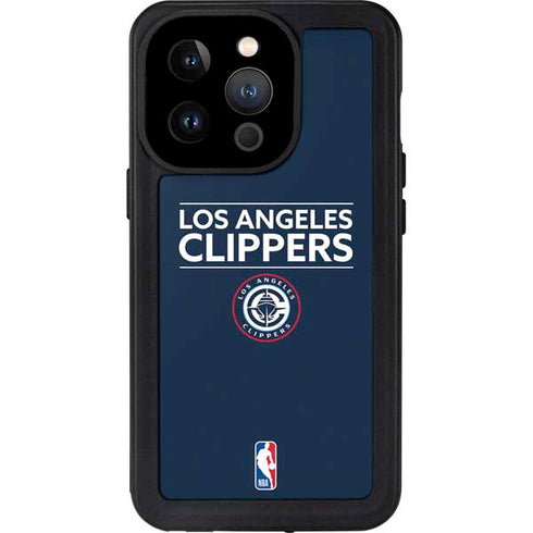 NBA Los Angeles Clippers Standard Blue iPhone 15 Pro Waterproof Case