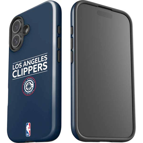 NBA Los Angeles Clippers Standard Blue iPhone 16 Impact Case
