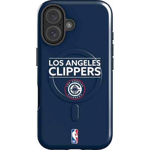 NBA Los Angeles Clippers Standard Blue iPhone 16 Magsafe Impact Case