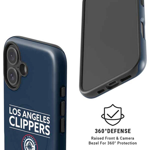 NBA Los Angeles Clippers Standard Blue iPhone 16 Magsafe Impact Case