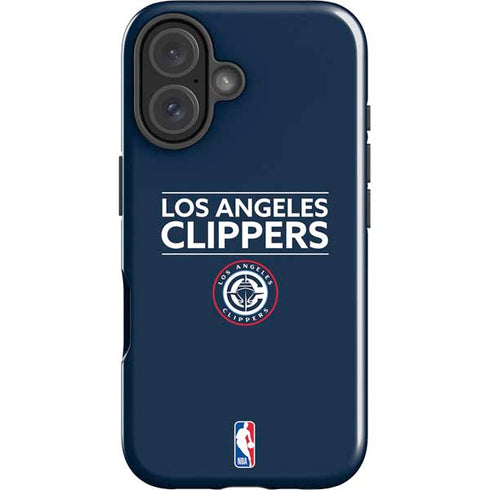NBA Los Angeles Clippers Standard Blue iPhone 16 Plus Impact Case