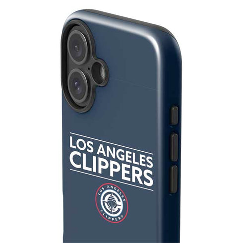 NBA Los Angeles Clippers Standard Blue iPhone 16 Plus Impact Case