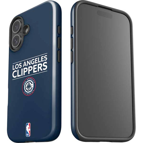 NBA Los Angeles Clippers Standard Blue iPhone 16 Plus Impact Case