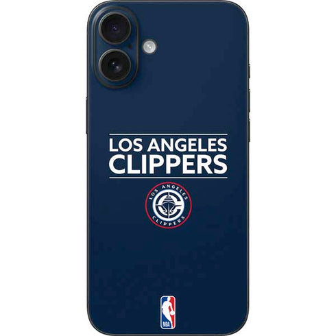 NBA Los Angeles Clippers Standard Blue iPhone 16 Plus Skin