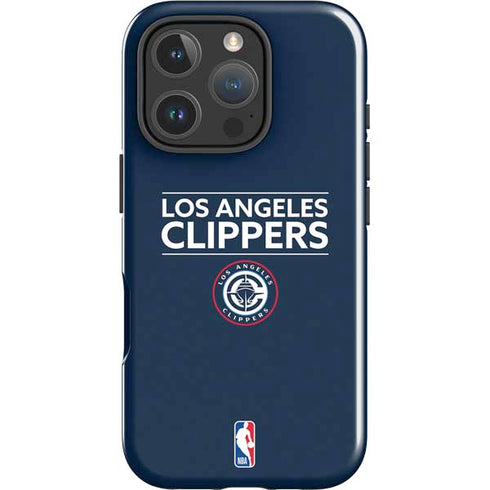 NBA Los Angeles Clippers Standard Blue iPhone 16 Pro Impact Case