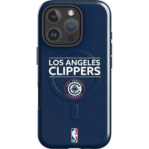NBA Los Angeles Clippers Standard Blue iPhone 16 Pro Magsafe Impact Case