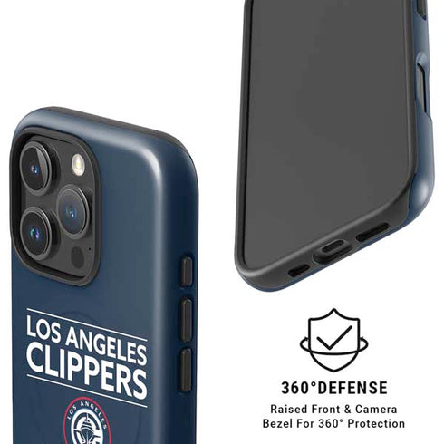 NBA Los Angeles Clippers Standard Blue iPhone 16 Pro Magsafe Impact Case