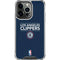 NBA Los Angeles Clippers Standard Blue iPhone 16 Pro Max Clear Case