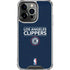 NBA Los Angeles Clippers Standard Blue iPhone 16 Pro Max Clear Case
